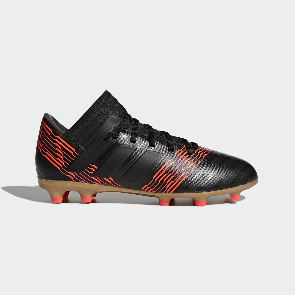Ghete Fotbal Adidas Nemeziz 17.3 Firm Ground Fete Romania - Negrii/Rosii CP9165